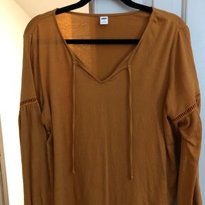 Marigold long sleeve blouse